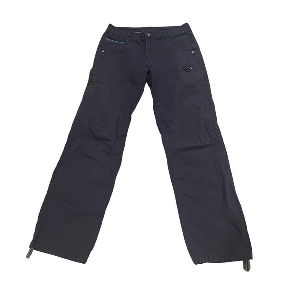 Mammut Pants - Mammut womens cargo athletic hiking pants navy blue size 6